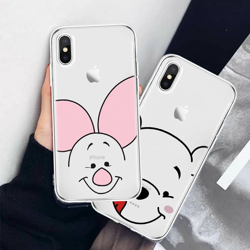 

Cartoon Lovely Case for iPhone 11 Pro Max 5 5S SE 5C 7 Plus 8 X Fundas For iPhone Xs Max XR 4 4S 6 6S Soft TPU Back Cover Coque