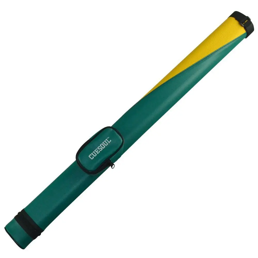 

Cuesoul Two Tone 1 Butt X 1 Shaft Pool Cue Tube Case Green Billiard Canister