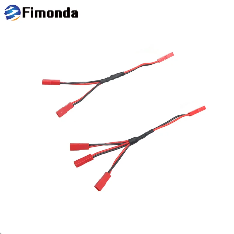 

Fimonda 1Pcs TRX4 ESC Battery JST Female Connector Y Cable for 1/10 RC Crawler Car Traxxas TRX-4 82046-4