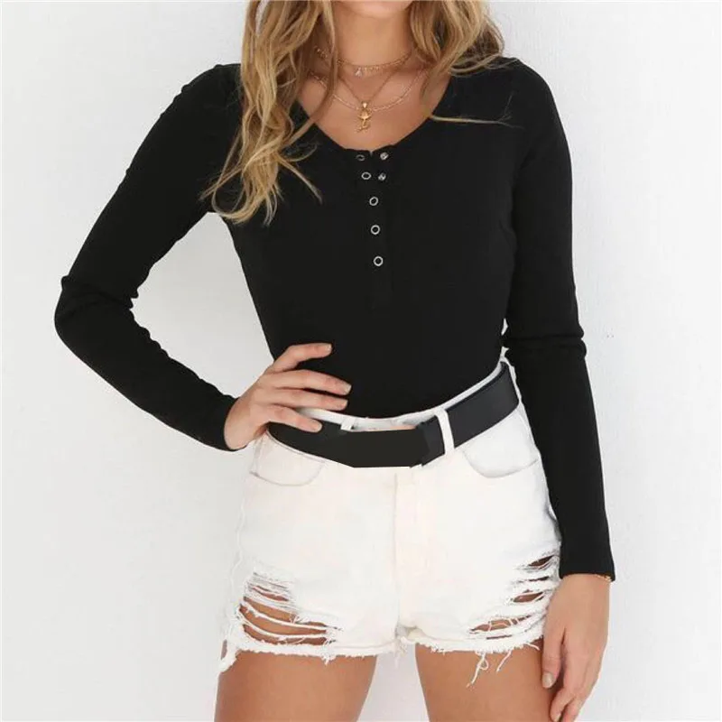 Female Amazing Knitted Cotton Bodysuit Black 1