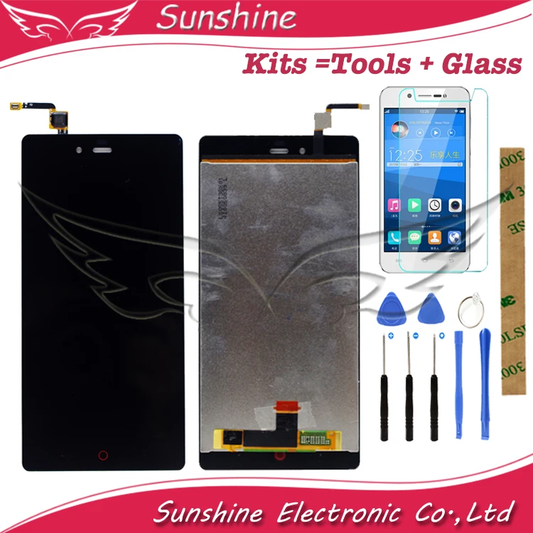 Цена 5,5 дюймов ЖК дисплей Дисплей Сенсорный экран для zte Nubia Z9 Max NX510J NX512J NX518J ЖК дисплей Дисплей в сборе с сенсорным экраном инструменты + защитный С...