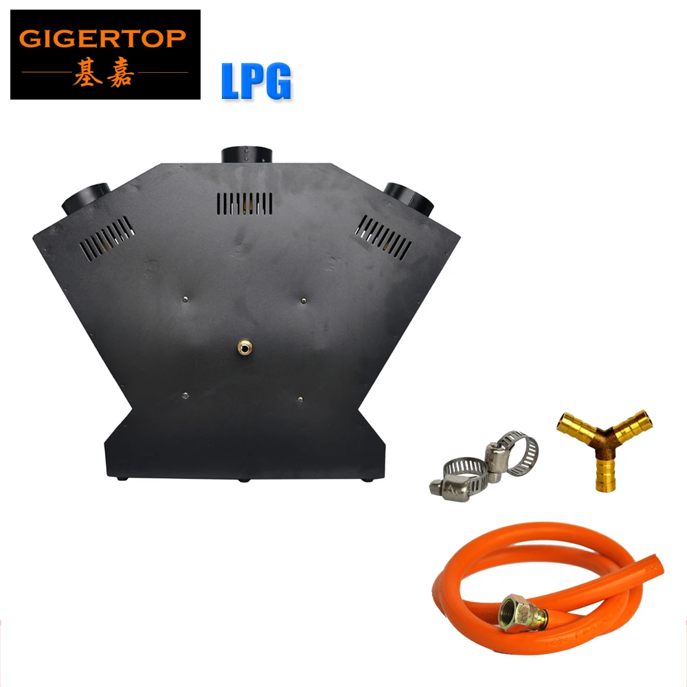 TIPTOP TP-T154B  Flame Thrower - DJ Band Stage/Show Effect - DMX Fire Projector Machine - China Stage Light 3 Head Jet/3 Nozzle