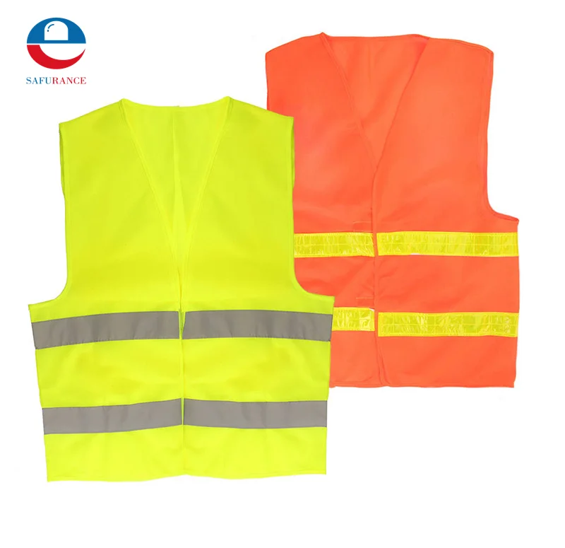 

High Safety Warning Security Visibility Reflective Work Vest Coat Gear Waistcoat High Quality New Arrival Free Shipping
