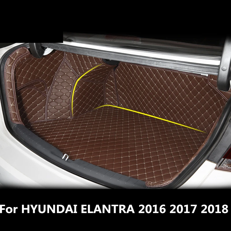 

For hyundai Elantra 2016 2017 2018 car all-inclusive trunk mat case for Interior decoration Auto Accessories