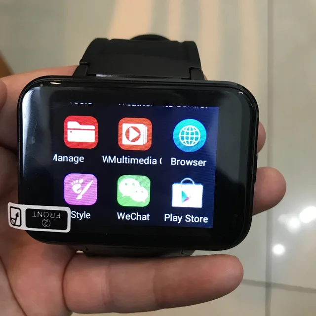 Android 5.1 dm98 smartwatch MTK6572 with 512MB/4GB GPS