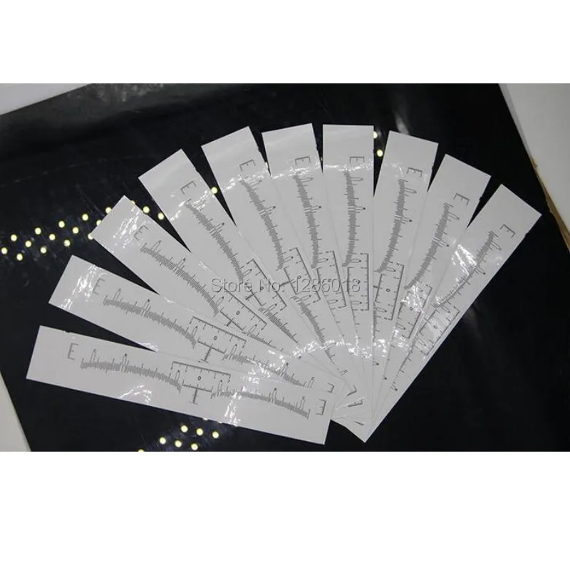 Disposable Accurate eyebrow ruler