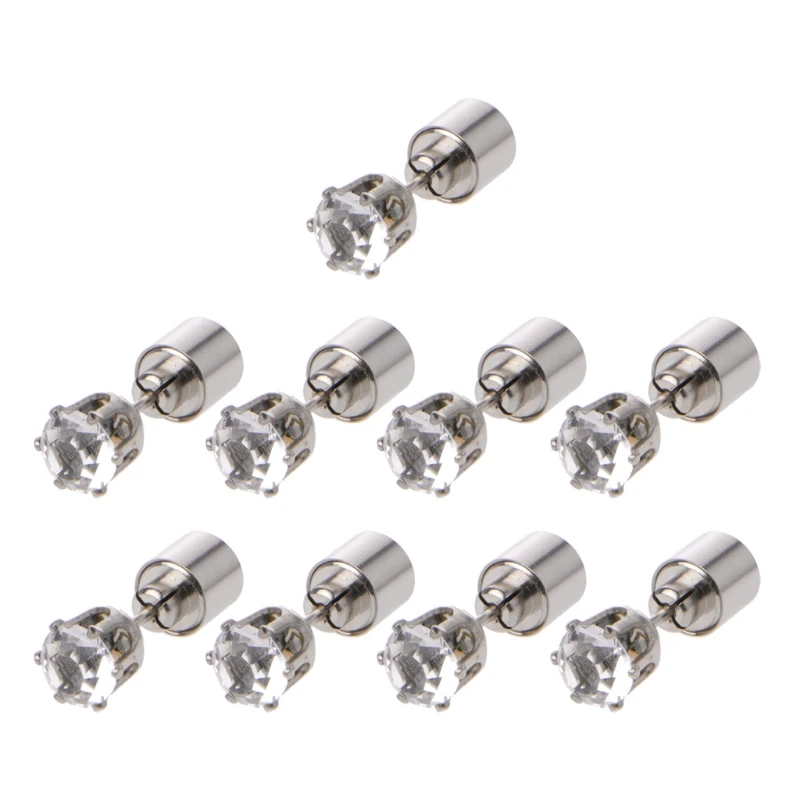 

Shiny LED Color Change Stud Earring Light Up Flashing Blinking Earring