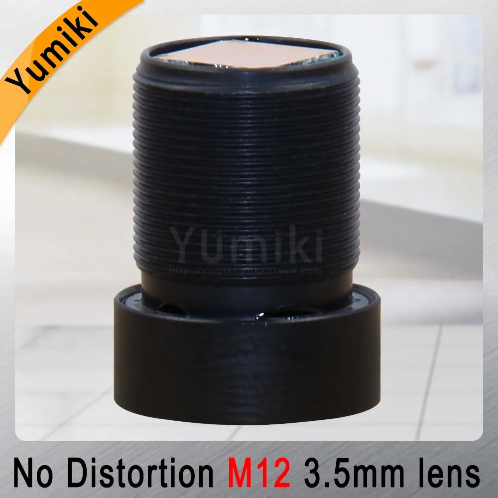 Yumiki 3,5 мм M12 объектив 1/2. 5 дюймов 5MP IR F1/2,8 без искажений объектив для камеры видеонаблюдения