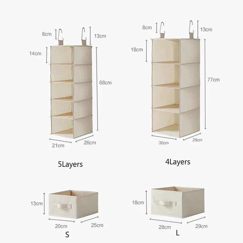 Высокое качество Мульти Слои подвесная сумка для хранения с выдвижными ящиками Спальня шкаф практические Экономия пространства Одежда Нижнее белье Органайзер хранения носков