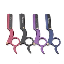 100 шт. Mr Rabbit для мужчин край бритвы дома и салон прямые Опасная бритва борода бритья ножи инструменты для удаления волос M6111