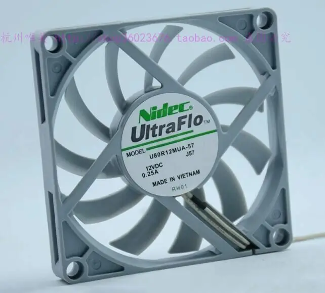 Вентилятор охлаждения NIDEC U80R12MUA-57 12 В 8010 А 8 см 2 линии | Компьютеры и офис