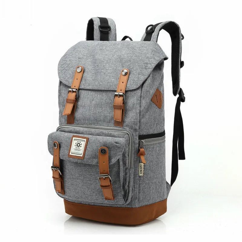 

New 2018 Fashion Design Men's Travel Bags Top Quality Men Backpacks Mens Multi Pocket Travel Backpack Multifunction Shoulder Bag