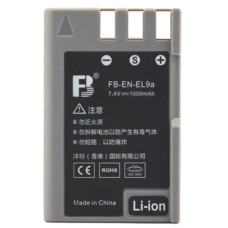 

Digital battery EN-EL9 EN EL9 EN-EL9a EN-EL9A Original quality For Nikon EN-EL9a D40 D60 D40X D5000 D3000 Camera Battery