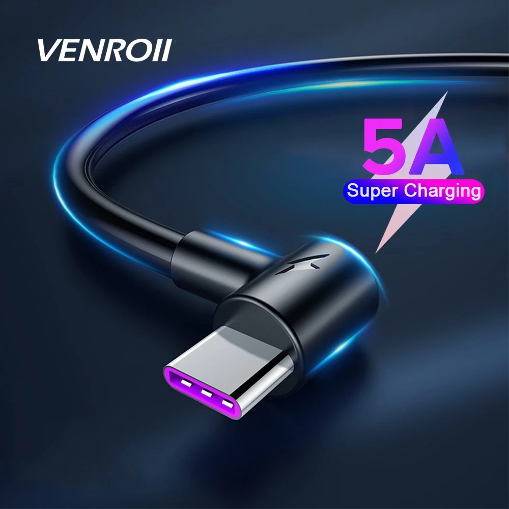 USB кабель Venroii для Honor 5A быстрая зарядка Huawei Mate 30 20 10 P30 P20 Pro 1 м 2 3 м|Кабели мобильных