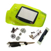 Transpride желтый полный набор деталей чехол подходит для Nintendo dogba портативная консоль для GameboyAdvance корпус Uncel объектив с трубкой мультфильм игры