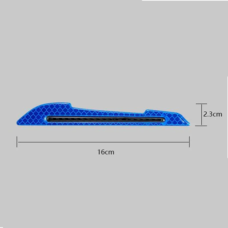 2 шт./компл. предрезной отражающий знак лента клейкие полоски зеркало заднего вида защита от столкновений Предупреждение ющие наклейки