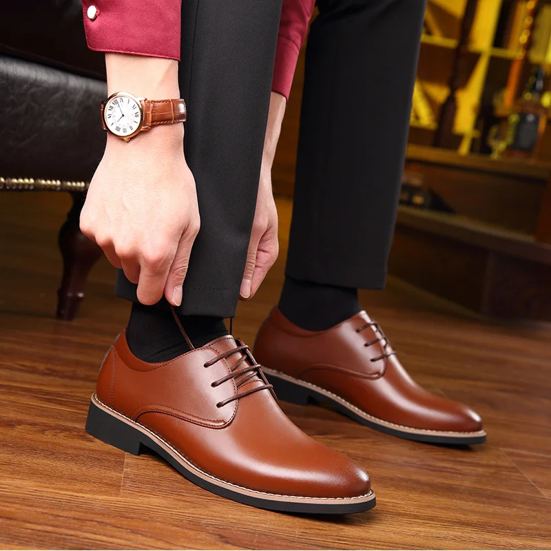 Leather Shoe S Men' S Business Autumn And Winter New Men's Shoes Korean Soft Face Dress Men's Shoes Casual Shoes ZZXP3CD