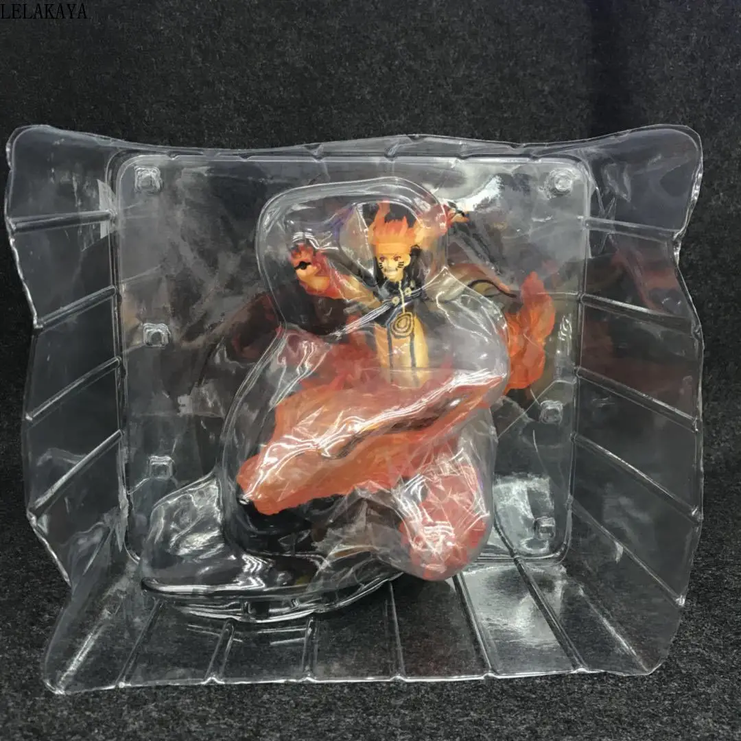 20 см аниме Наруто Shippuden фигурка Uzumaki отношение ноль кьюби версия модели Kurama ПВХ