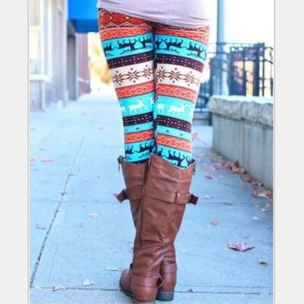 matching christmas leggings for mom and daughter