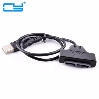 

USB 2.0 to 1.8" 7+9 16pin Micro SATA 2.0 II HDD/SSD Adapter Cable 50cm