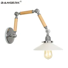 Antique Loft Style Adjust LED Wall Lamp Edison Industrial Vintage Long Arm Sconce Wall Lights Bedside Home Decor Lighting Antique Loft Style Adjust LED Wall Lamp Edison Industrial Vintage Long Arm Sconce Wall Lights Bedside Home Decor Lighting