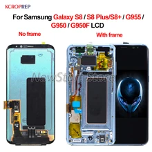 5," для samsung Galaxy S8 lcd 6,2" для samsung Galaxy S8 Plus ЖК-дисплей с сенсорным экраном для samsung S8 S8+ G955 G950 G950F lcd
