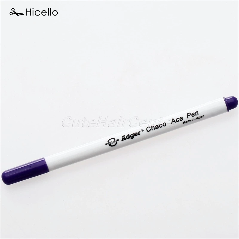 Hicello 1x аксессуары для шитья маркеры для стежков растворимые крестиком водостойкие стирающиеся ручки чернила маркер для ткани DIY инструмент для рукоделия - Цвет: Фиолетовый