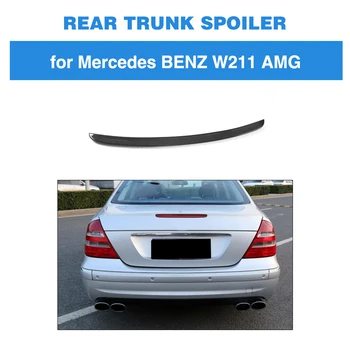 

For Mercedes Benz E class W211 2003 - 2009 E320 Rear Wing Spoiler Trunk Boot Lip Spoiler for Carbon Fiber