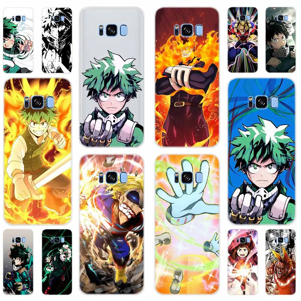 My Hero Academia Anime Soft Cover For Samsung Galaxy S7 Edge S8 S9 S10 S11 S20 S21 Plus Lite E Ultra Case | Мобильные телефоны и