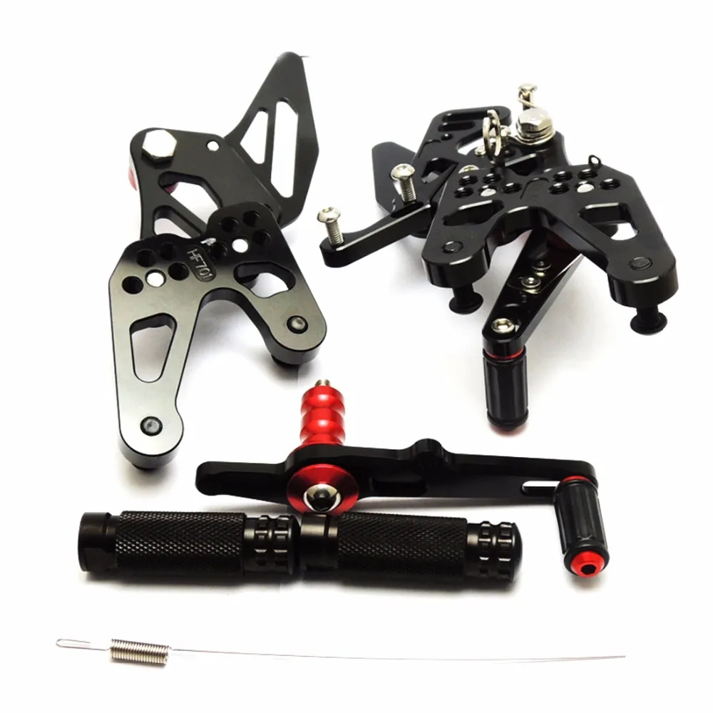 

Motorcycle footrest For BMW S1000RR 2015 2016 2017 S1000RR s1000 rr s 1000rr CNC Adjustable Rearsets Foot pegs Footrest Black