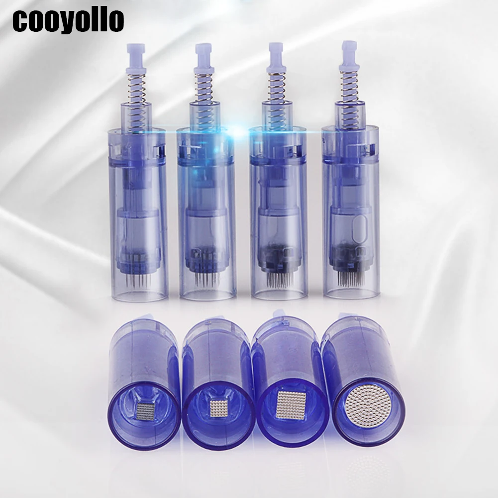 

Top Grade 10pcs Disposable Sterilized Tattoo Cartridge Microneedles Bayonet Electric Derma Dr. Pen A1 Rotary Makeup Nano Needles