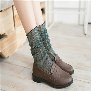 AOMU-10-Pair-lot-Summer-Sexy-Novelty-Shiny-Gold-Silver-wire-Socks-Lace-Women-Girl-Socks