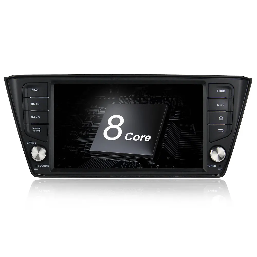 Sale Pure android 8.0 Octa core car dvd player for Skoda Fabia 2015 2016 2017 Car Radio With 4GB RAM 32GB ROM Bluetooth GPS 3