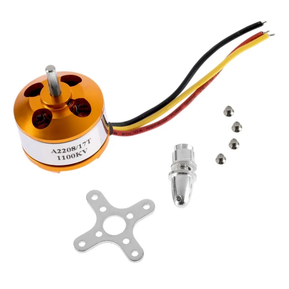A2208 KV1100 Brushless Electric Motor for RC Fixed Wing 4 Axis