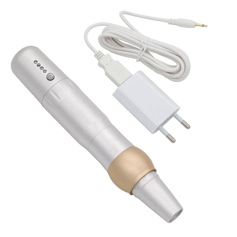 

high quality DMC digital tattoo machine liberty permanent makeup machine pen for eyebrow lip tatoo make up golden LED machine