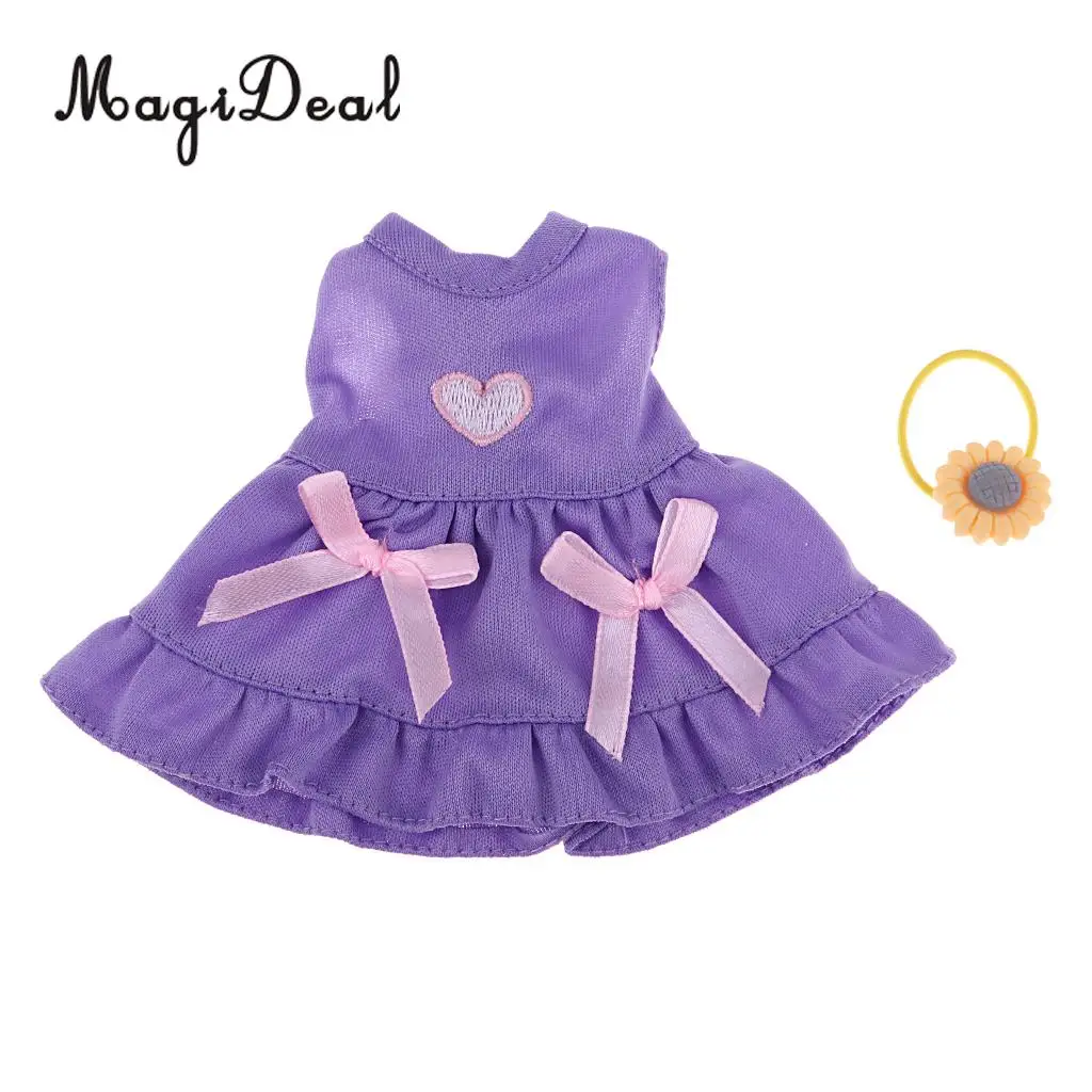 2pcs Handmade Fashion Dress Clothes Accessories for 25cm Mellchan Girl Dolls Accessories