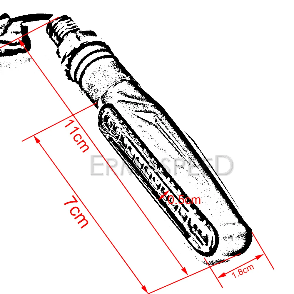 Универсальный мотоцикл указатели поворота светодиодный 12 В сигнальные огни, мигалки Гибкая лампа светильник для KTM Kawasaki Yamaha Honda