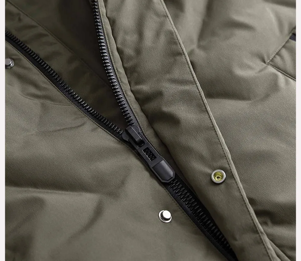 Xiaomi 90 point Seamless three-dimensional stuffed Men down jacket 90% White duck down Medium and long hooded design warm (7)