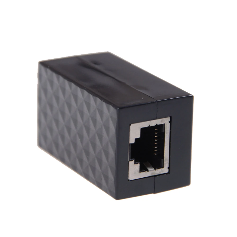 

1pc 43*13*15mm Lightning Arrester Ethernet Surge Protector Adapter RJ-45 Ethernet Cable Join Extension Converter Coupler