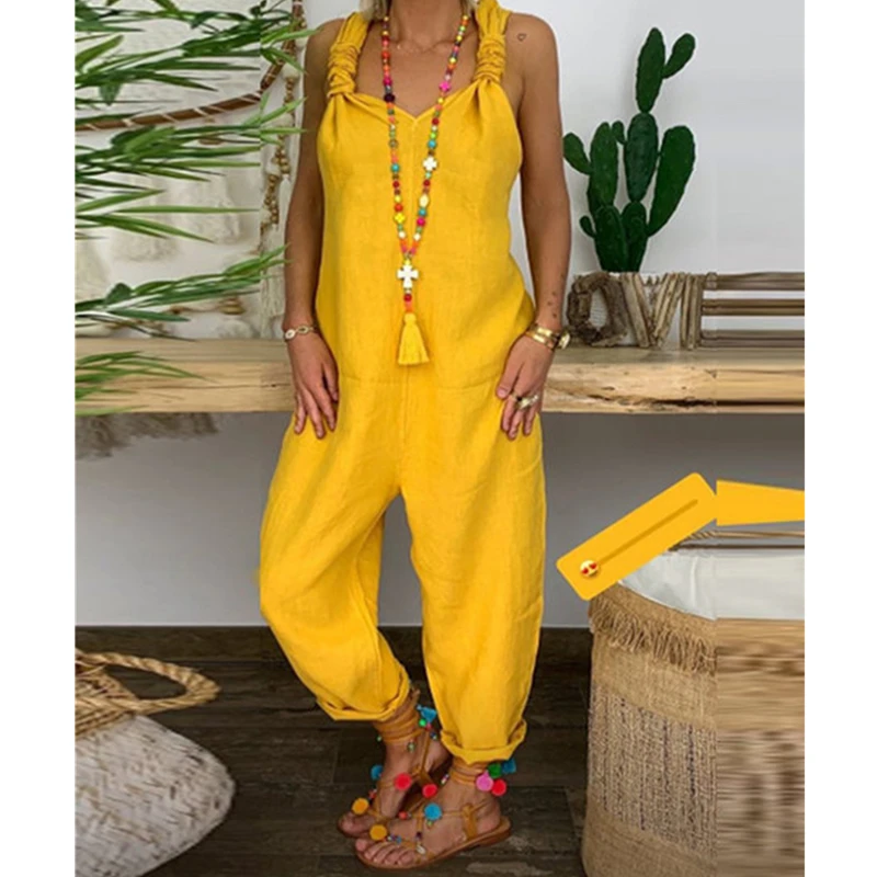 bohemian loose fit jumpsuit