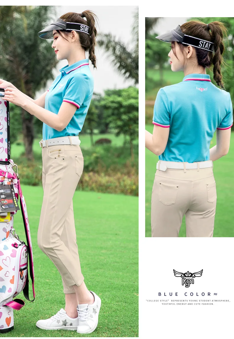 PGM летние брюки для гольфа, модные быстросохнущие брюки для гольфа, брюки для гольфа, брюки для девочек, Kuz058