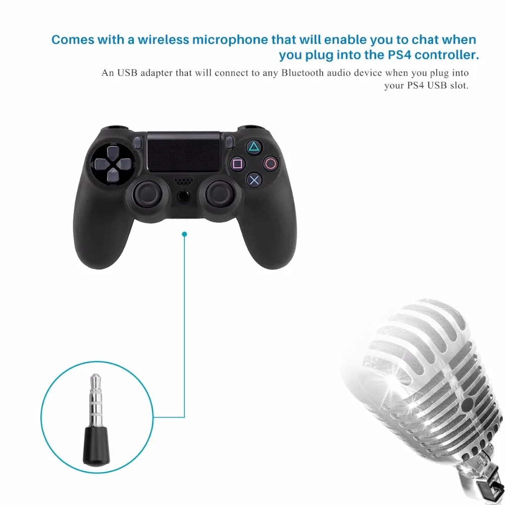 Bluetooth 4,0 ключ USB адаптер 3,5 мм EDR USB для PS4 Стабильная производительность Bluetooth гарнитуры с мужского и женского пола кабель
