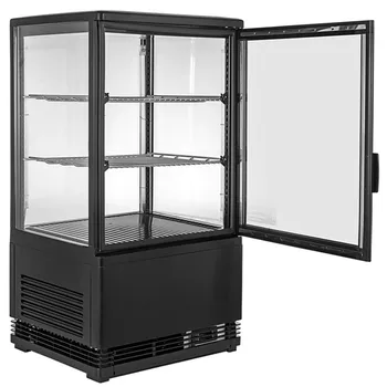 

58L Commercial Beverage LED Lighted Display Refrigerator Merchandiser 2 cu. ft.