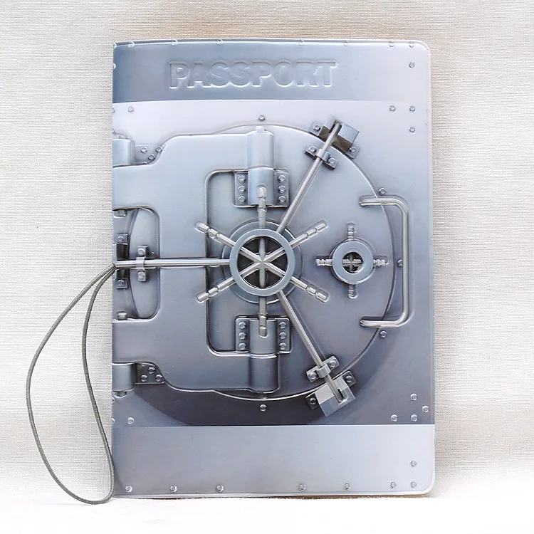 Искусственная кожа с механическим рисунком держатели для визиток и документов