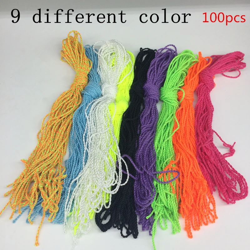 

New Arrive 100 Pcs/set Yoyo Strings Professional YOYO Ropes Toys Nylon Yo-Yo 9 colors Children Gifts Classic Toys Free shippin