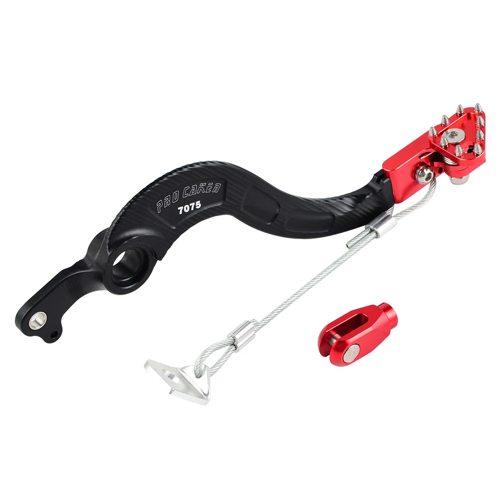 NICECNC Rear Foot Brake Lever Extension Pedal Pad Clevis Kit For Honda CRF250R CRF450R 2005-2018 CRF450RX 2017 2018 CRF 250R