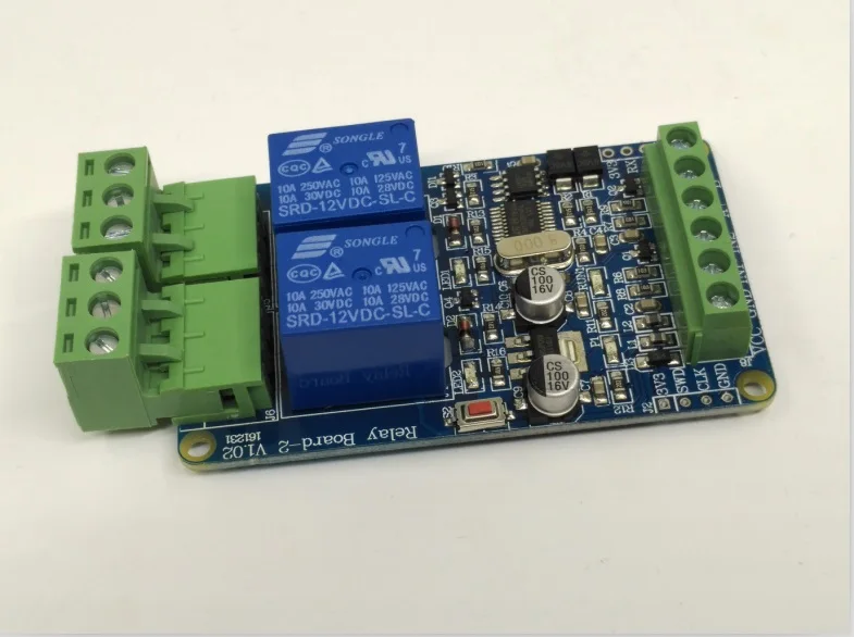 Modbus Rtu 2 полосный релейный выход кнопочный вход RS485 TTL|Крышки переключателей| |