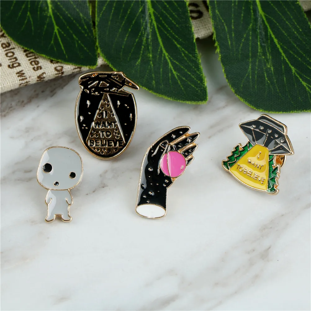 Enamel Creative Brooch Individuality Coat Collar Bag Enamel Pin