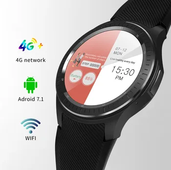 

Smart Watch Android 1G+16GB 4G WIFI GPS SIM Bluetooth SmartWatch Wristband Heart Rate Pedometer Call Reminder Fitness Bracelet