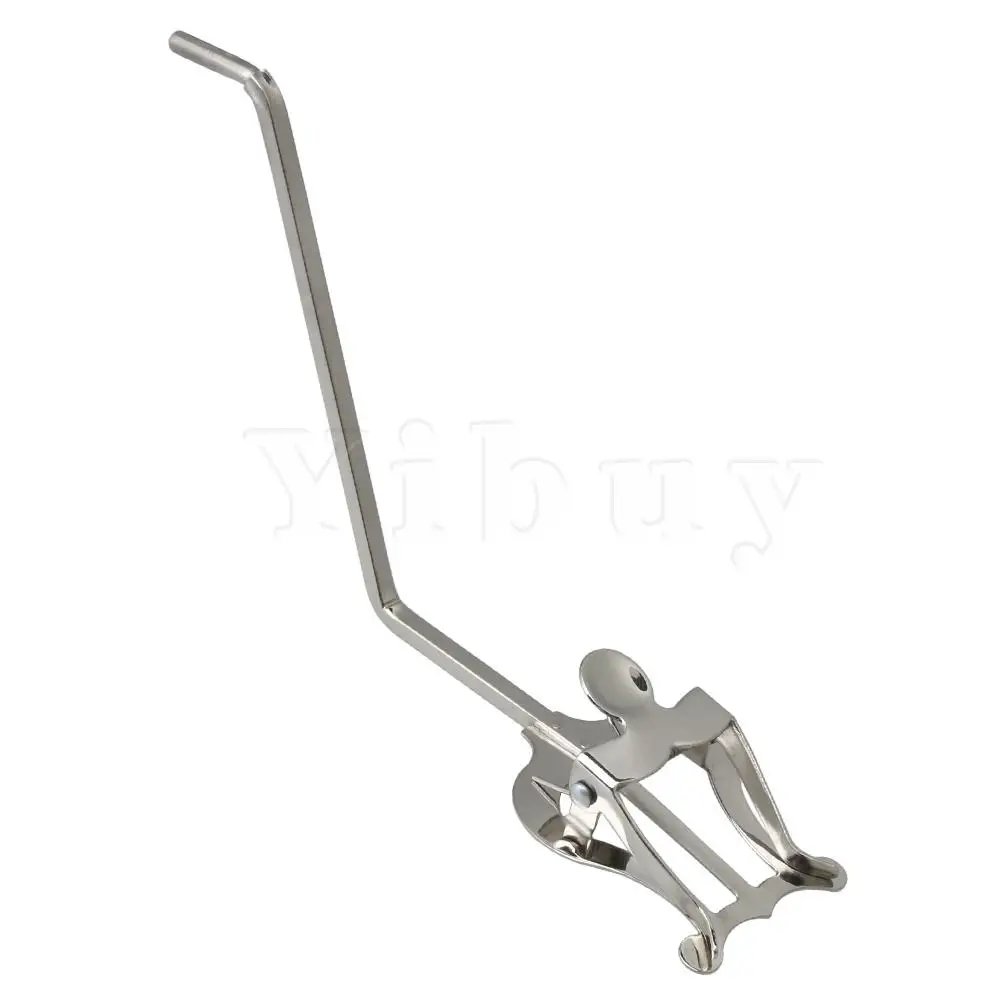 

Yibuy Sax Sheet Music Clip Holder Clamp-On Holder Lyre for Alto Tenor Saxophone Band Saxophone Parts Silver